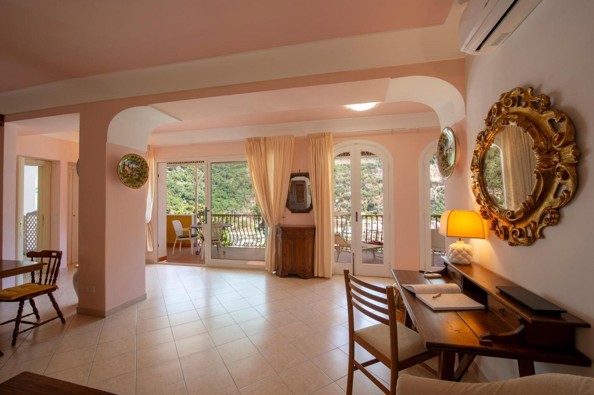 Appartamento Casa Le Terrazze Positano Esterno foto