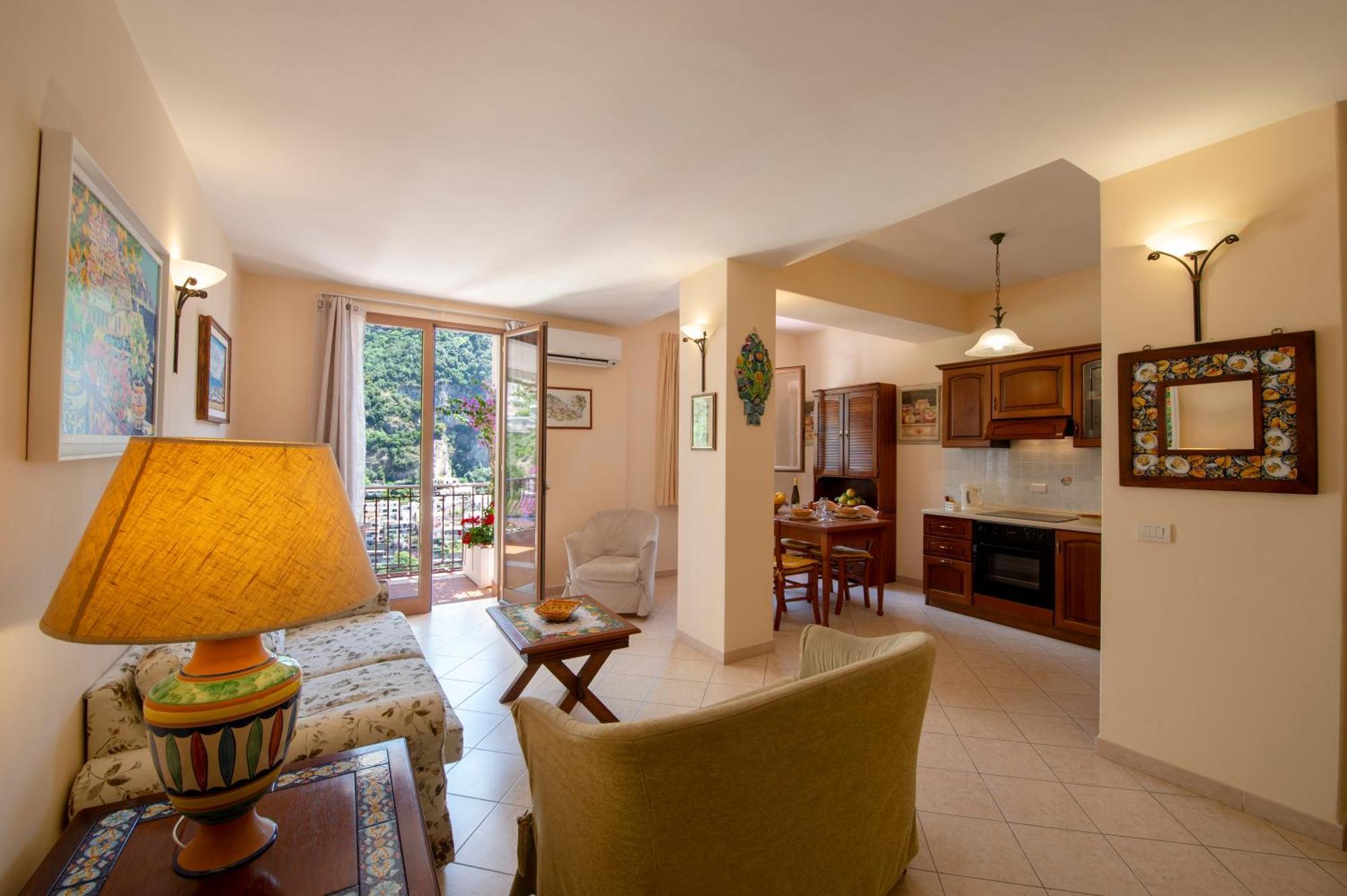 Appartamento Casa Le Terrazze Positano Esterno foto
