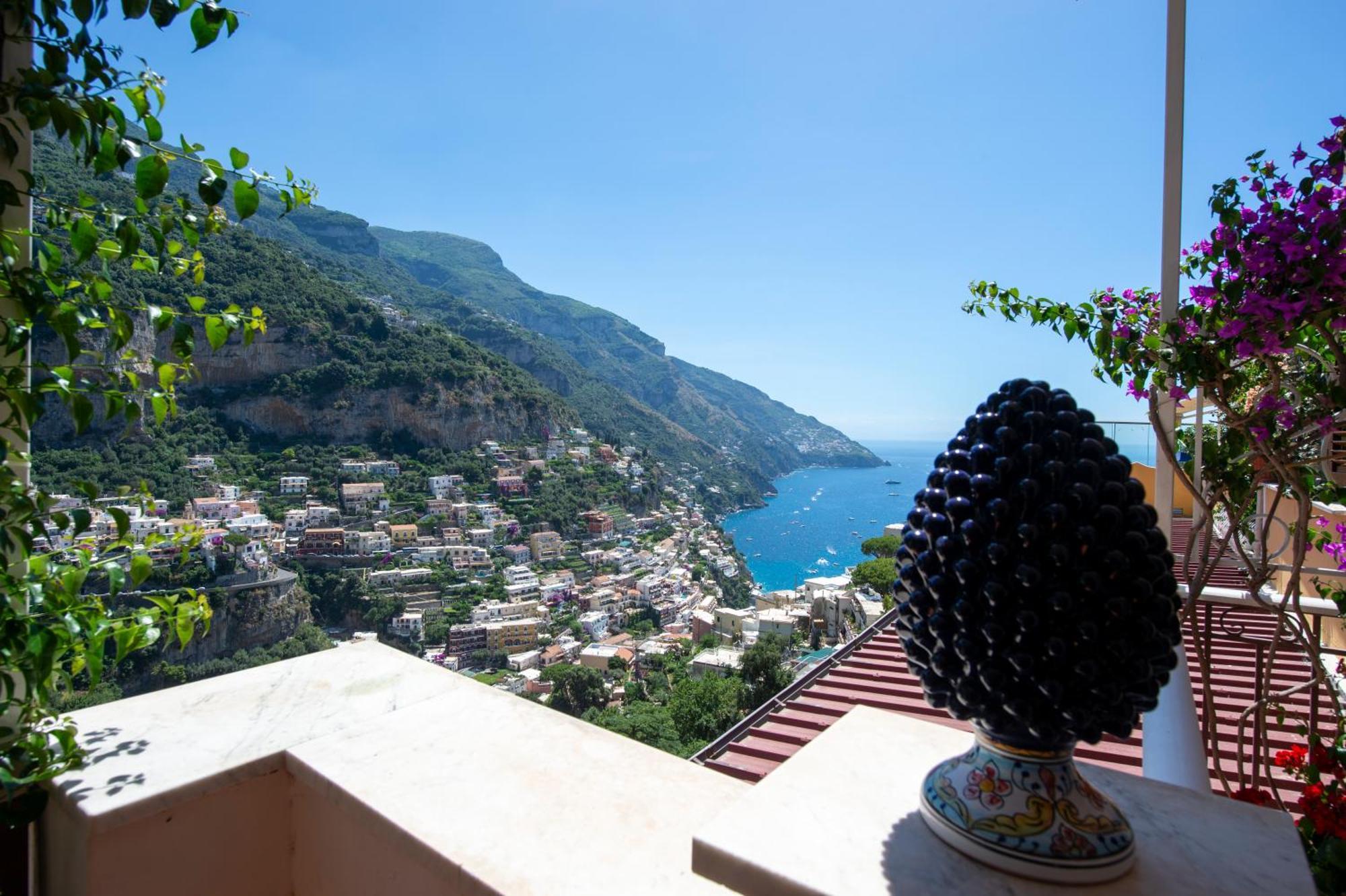 Appartamento Casa Le Terrazze Positano Esterno foto