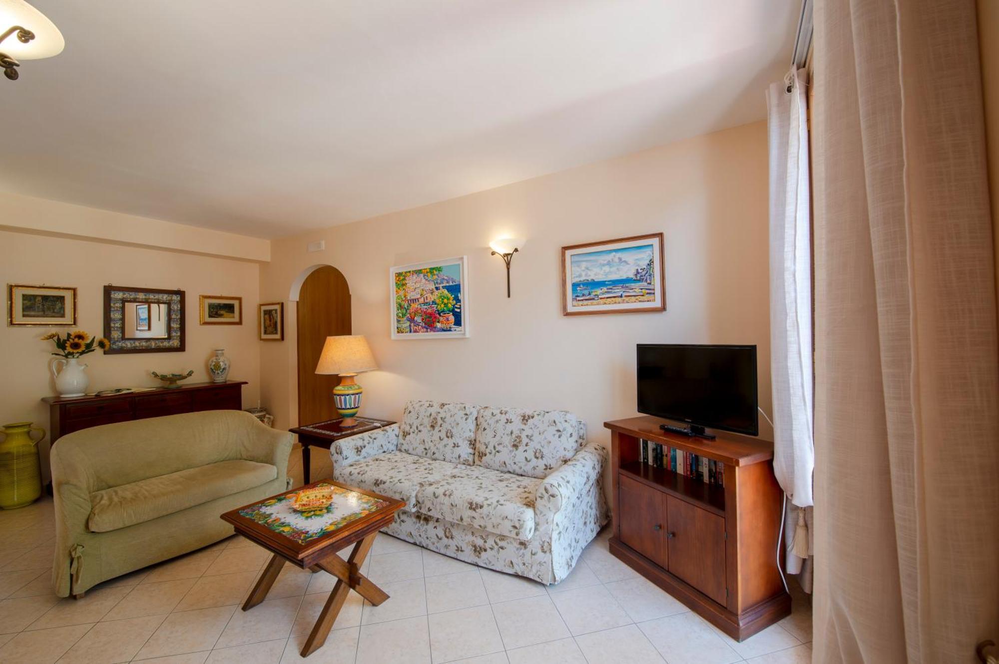 Appartamento Casa Le Terrazze Positano Esterno foto