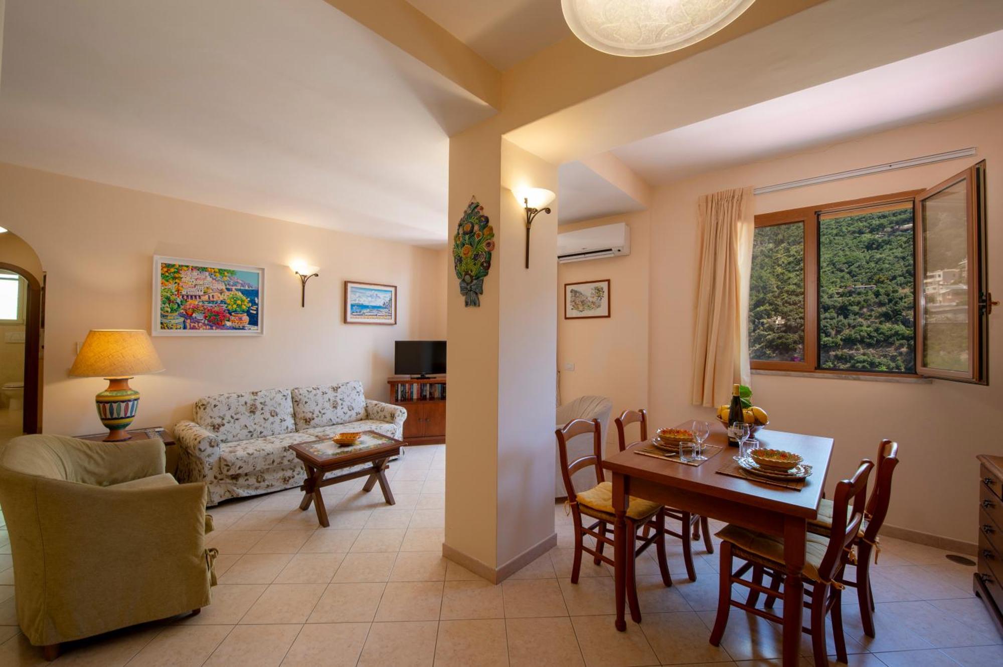 Appartamento Casa Le Terrazze Positano Esterno foto