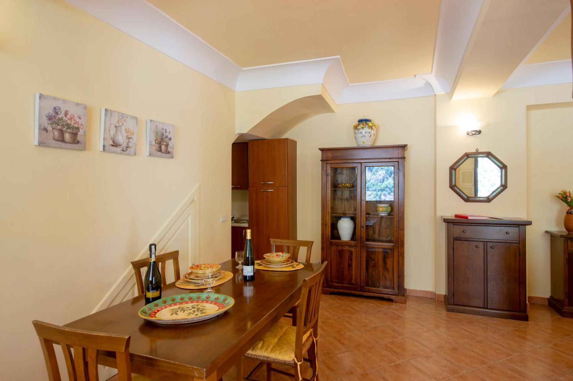 Appartamento Casa Le Terrazze Positano Esterno foto