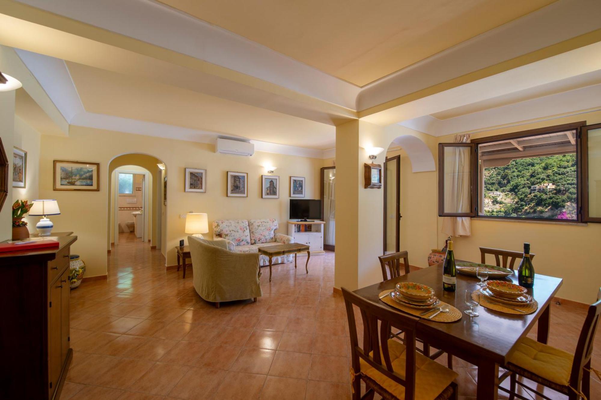 Appartamento Casa Le Terrazze Positano Esterno foto